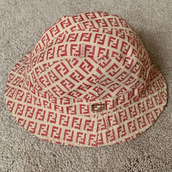 F1054 Fendi women's monogram fishermen bucket hat - Picture 2 of 5